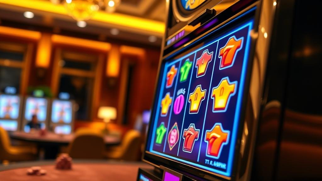 ภาพอธิบายกลไกตัวคูณไหลลื่นในเกมสล็อต