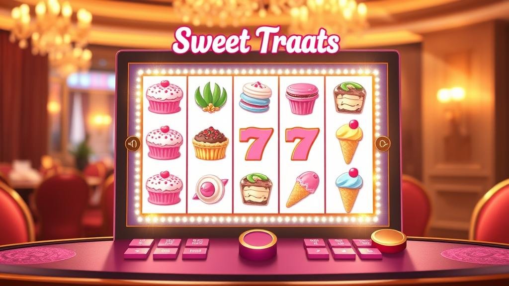 ตารางการจ่ายเงินและฟีเจอร์โบนัสของสล็อตธีมของหวาน