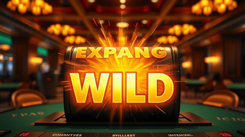 การปรับเบทสล็อตมือถือพร้อม Expanding Wilds