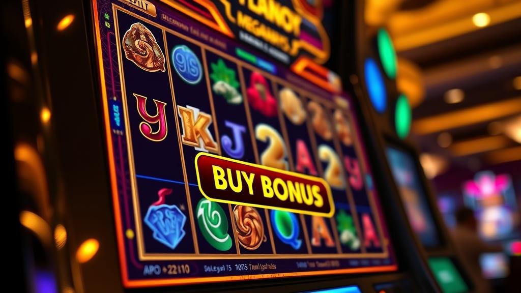 ปุ่มซื้อโบนัสบนสล็อตออนไลน์