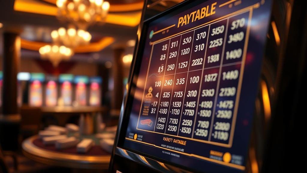 กราฟแสดงค่า RTP และรายละเอียดเพย์ไลน์ของสล็อต