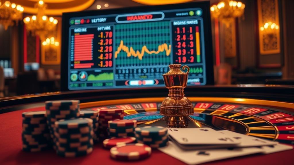 กราฟตลาดหุ้นฮั่งเส็งและดาวโจนส์