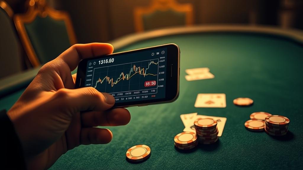 กราฟหุ้นดาวโจนส์ แสดงแนวโน้ม