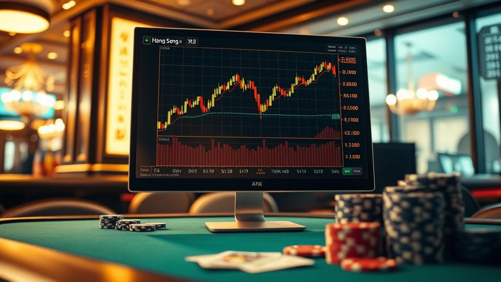 กราฟดัชนีหุ้นนิเคอิ แสดงความเคลื่อนไหวของตลาด