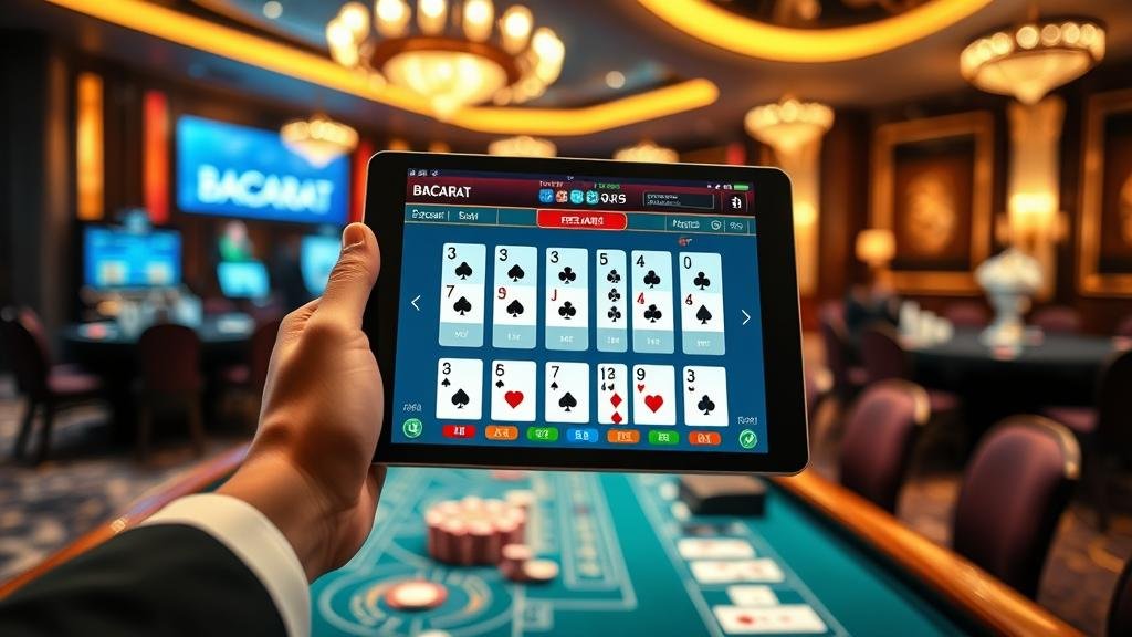 สถิติบาคาร่าบนแท็บเล็ต