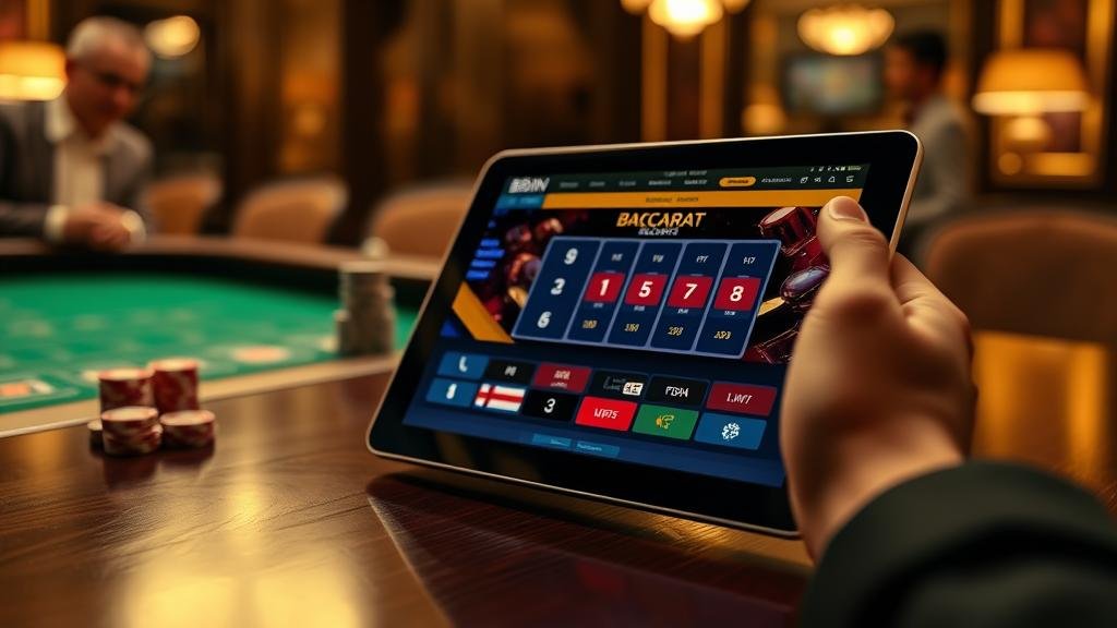 การวิเคราะห์บาคาร่าบนแท็บเล็ต