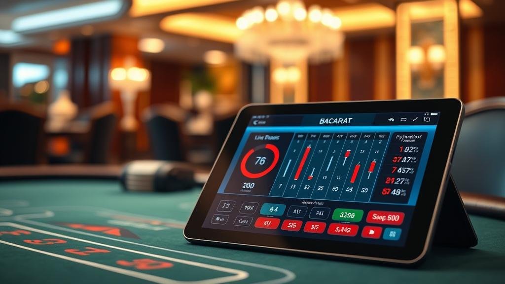 ตารางแสดงเทคนิคการเดินเงินบาคาร่า