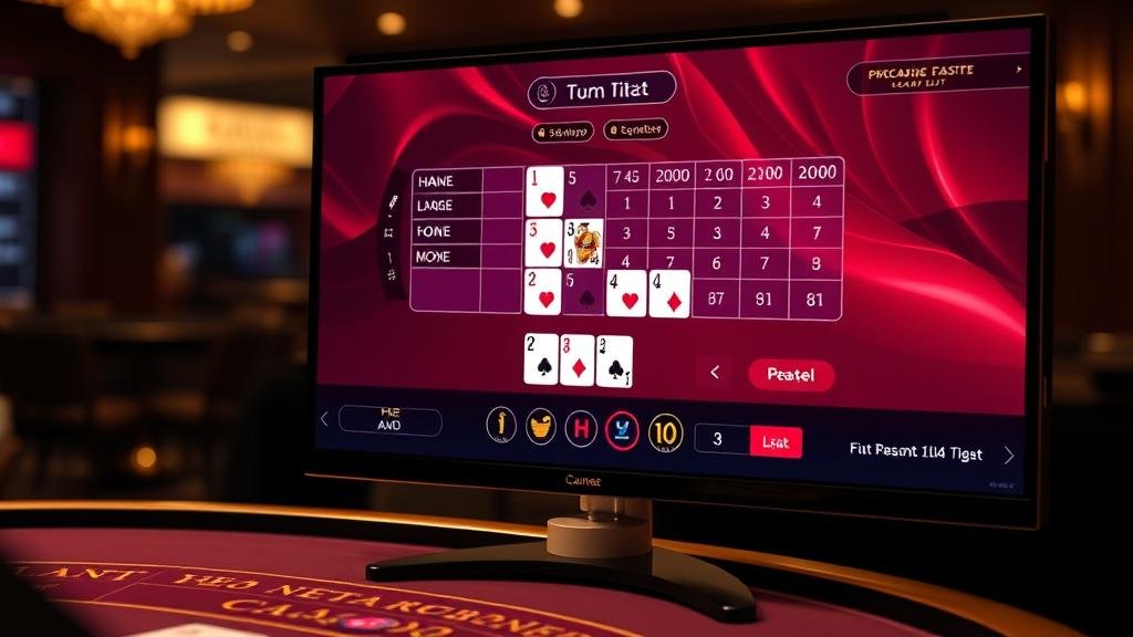 อินโฟกราฟิกแสดงสถิติและเค้าไพ่บาคาร่า