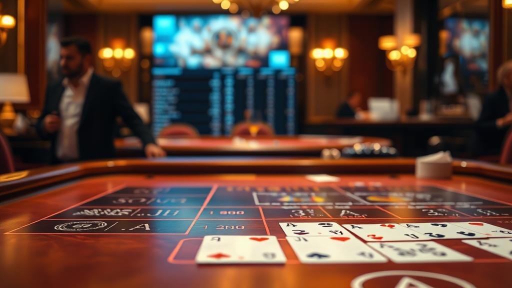 บรรยากาศโต๊ะบาคาร่า VIP สุดหรู