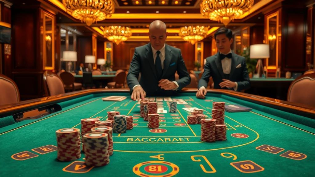 เปรียบเทียบโต๊ะบาคาร่า VIP และโต๊ะงบต่ำ