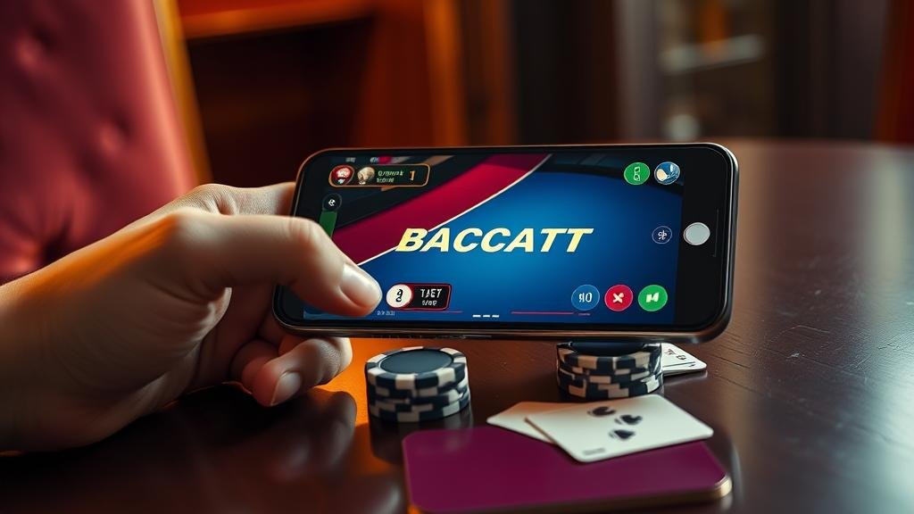 หน้าจอเล่นบาคาร่าบนคอมพิวเตอร์