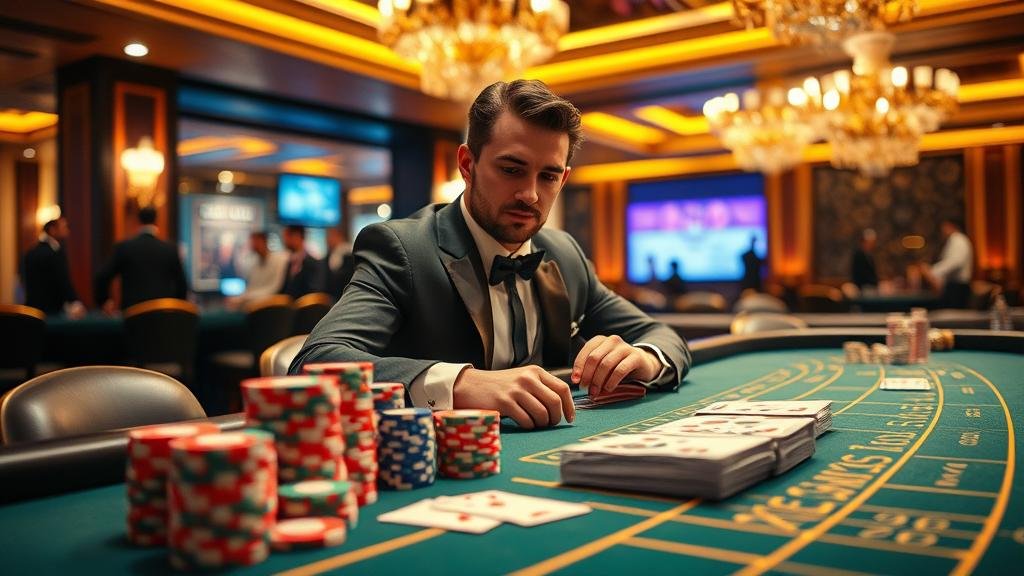 หน้าจอเกมบาคาร่า AG พร้อมสถิติ