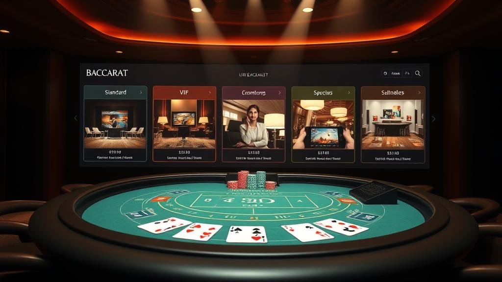 หน้าจอเกมบาคาร่าสดจากค่าย BG