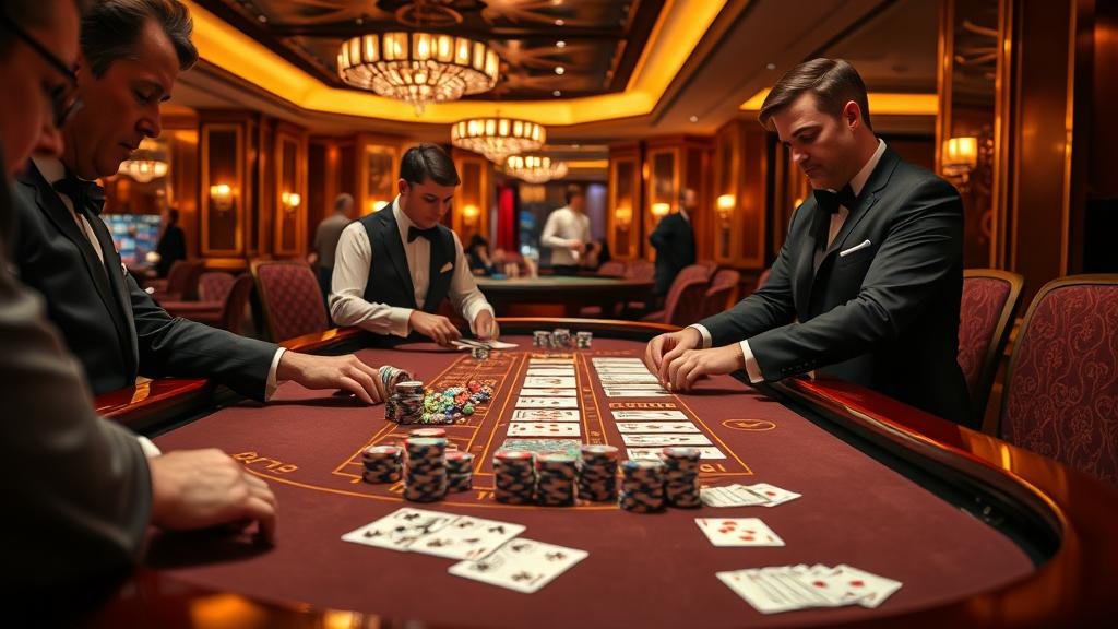 ตารางแสดงเค้าไพ่บาคาร่าแบบต่างๆ