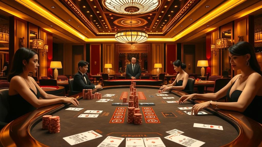 รูปแบบไพ่ปิงปองและสองติดในบาคาร่า