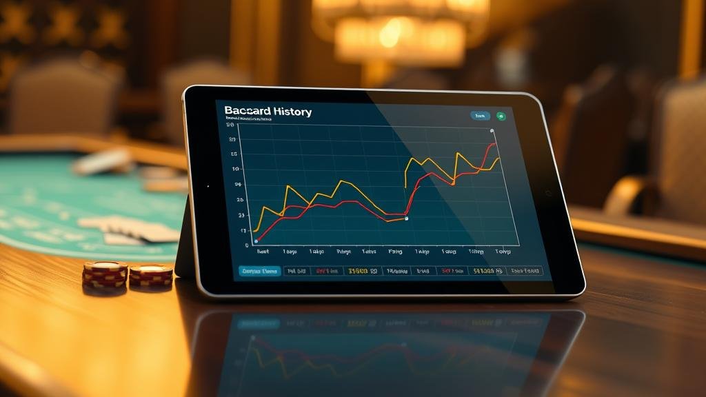 การเลือกเดิมพันบาคาร่าบนแท็บเล็ต