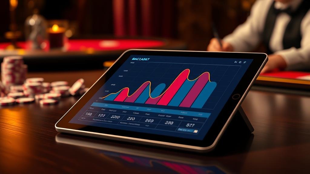 แดชบอร์ดสถิติการเล่นบาคาร่าบนเดสก์ท็อป
