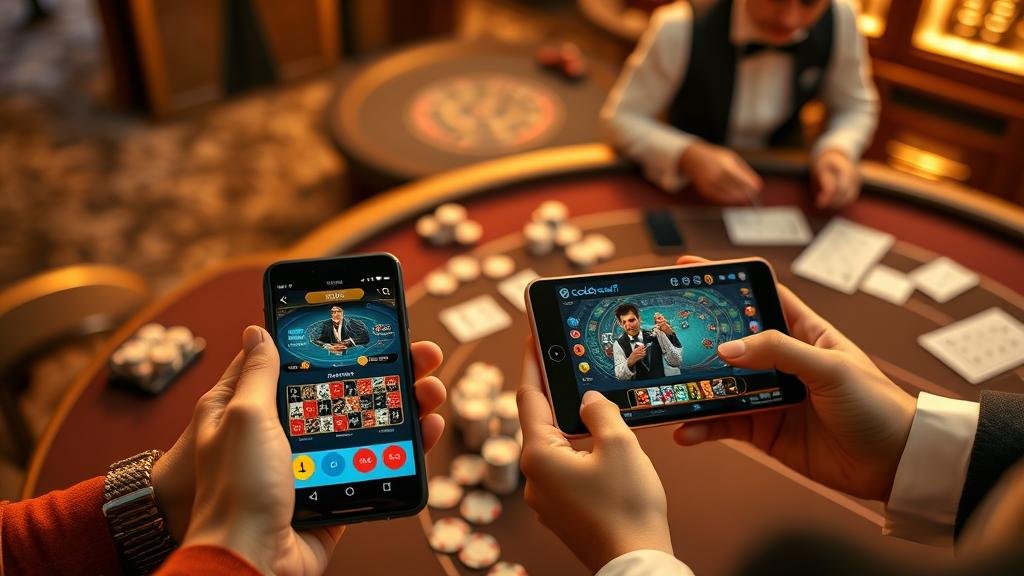 การวิเคราะห์เค้าไพ่บาคาร่าบนหน้าจอสมาร์ทโฟน