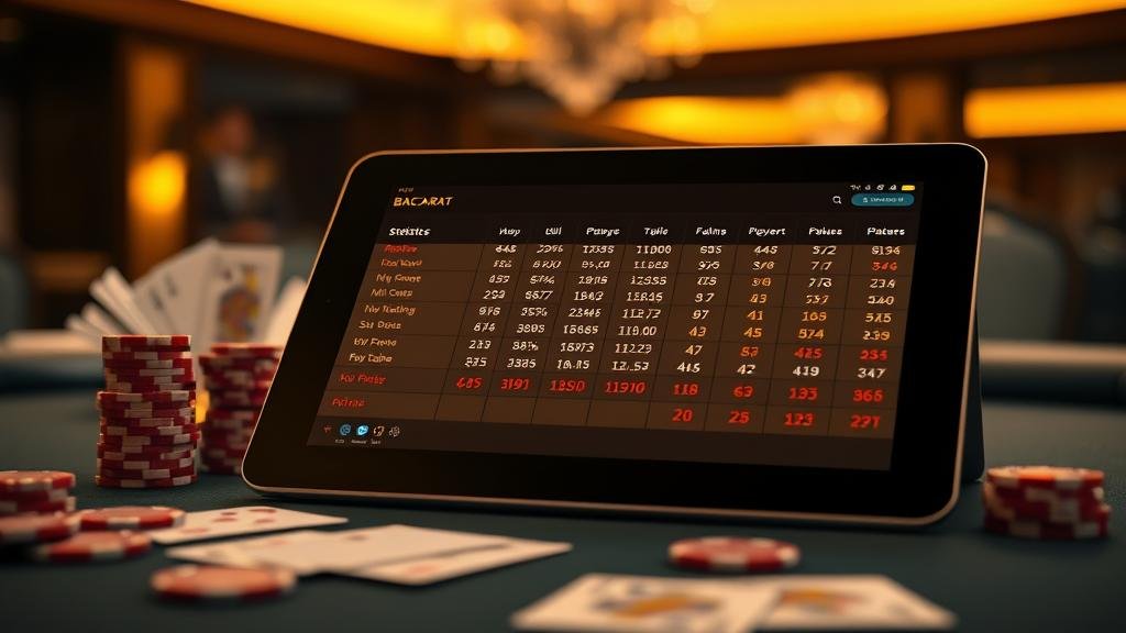 การเล่นบาคาร่าบนแท็บเล็ตด้วยหลายโต๊ะ