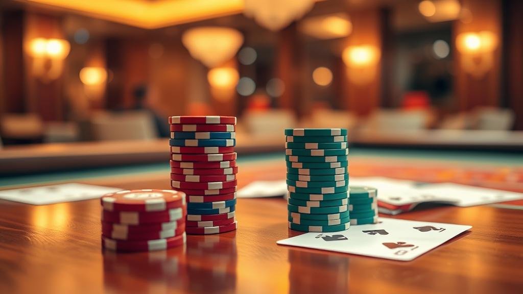 นักพนันกำลังวิเคราะห์เกมบาคาร่าบนคอมพิวเตอร์