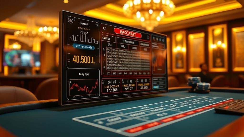 อินโฟกราฟิกกลยุทธ์การเดิมพันบาคาร่า