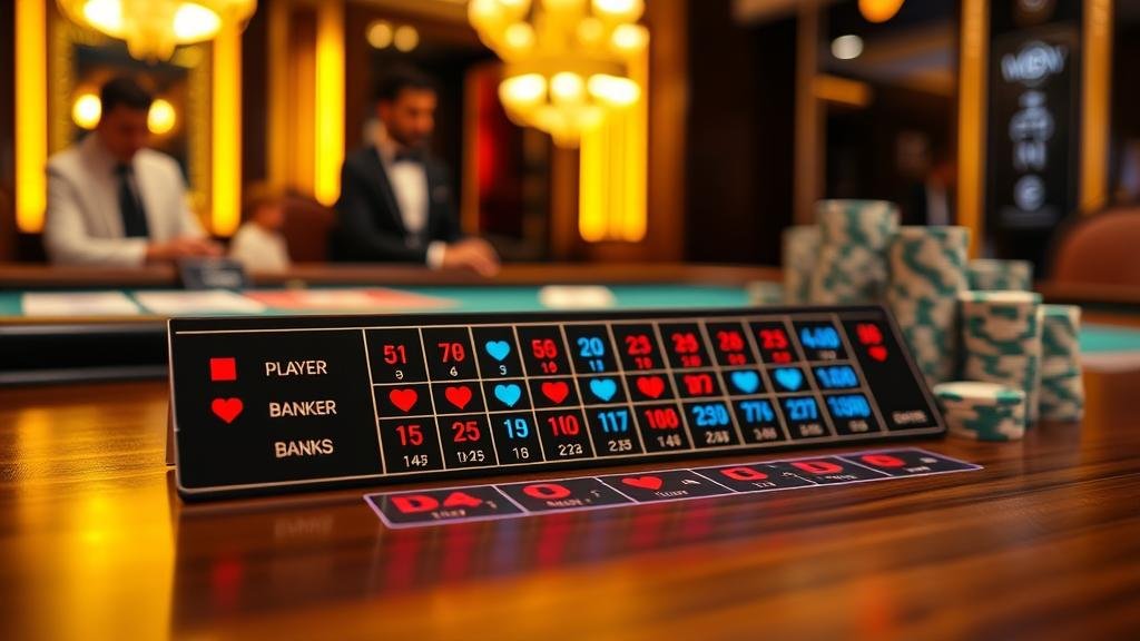 กราฟแสดงการเติบโตของเงินทุนในการเล่นบาคาร่า