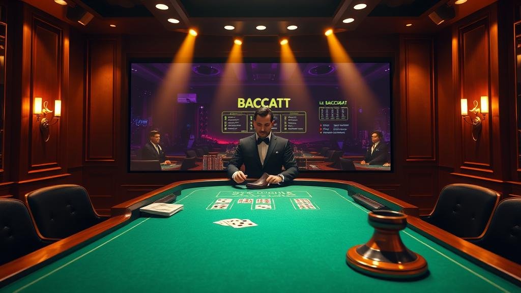 หน้าจอเกมบาคาร่าสด Evolution Gaming
