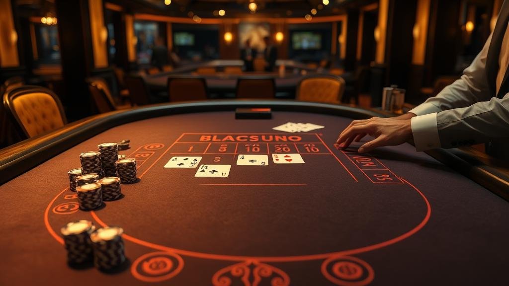 หน้าจอเกมบาคาร่า LuckyStreak ที่มีอัตราจ่ายไร้ค่าคอม