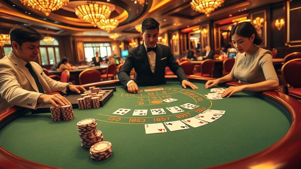 ตัวอย่างเค้าไพ่บาคาร่าต่างๆ