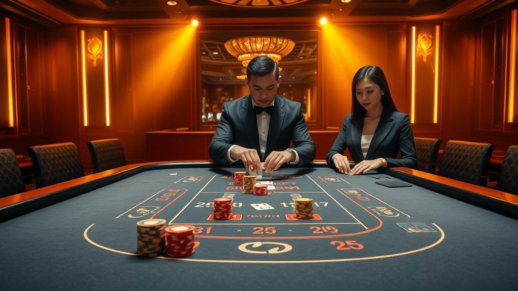 หน้าจอเกมบาคาร่าออนไลน์จากค่าย BG