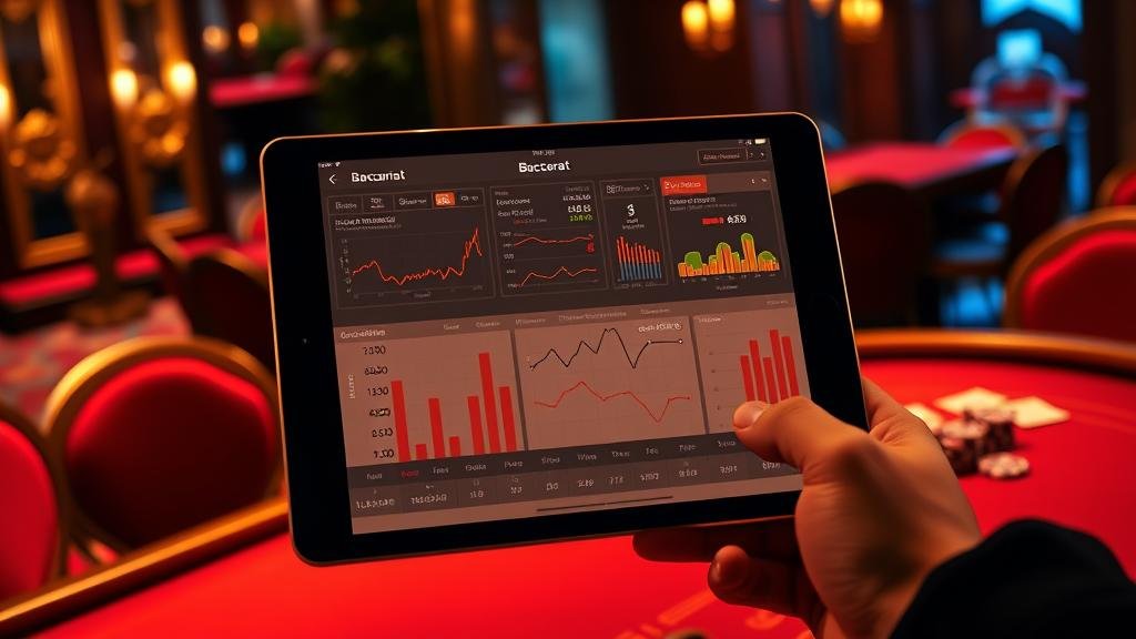 การเลือกห้องบาคาร่าบน iPad