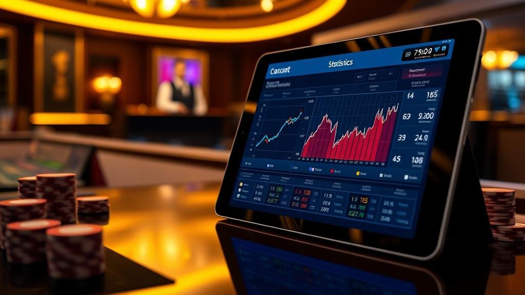 ผู้คนกำลังเล่นบาคาร่าสดบนแท็บเล็ตอย่างมีความสุข