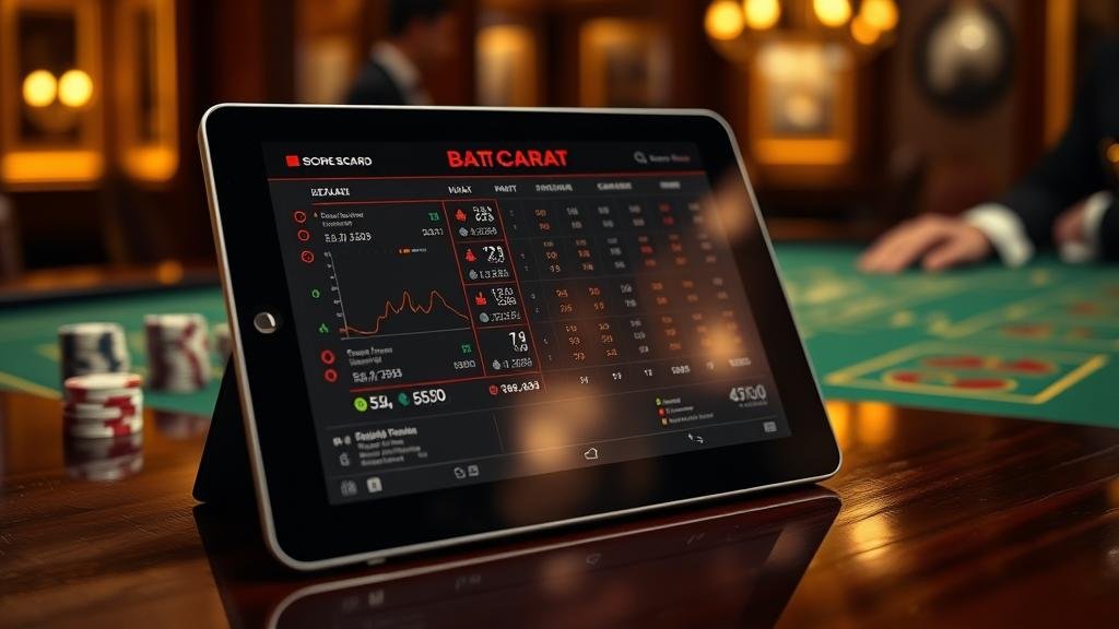 ตารางกลยุทธ์บาคาร่าบน iPad