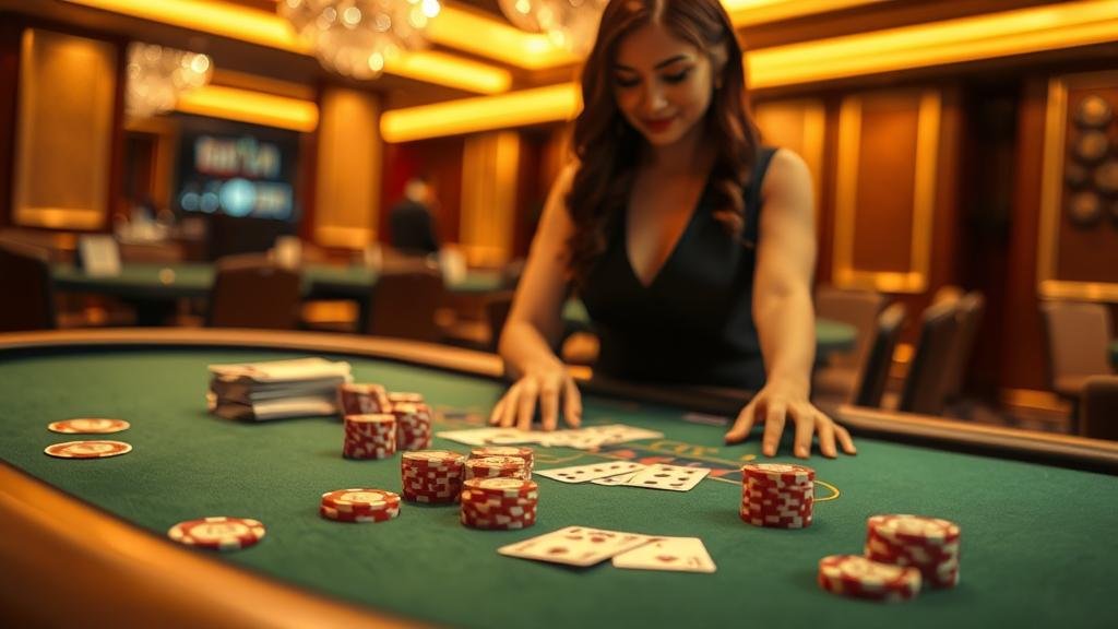 ตัวอย่างการออกไพ่ปิงปองยาวในบาคาร่า