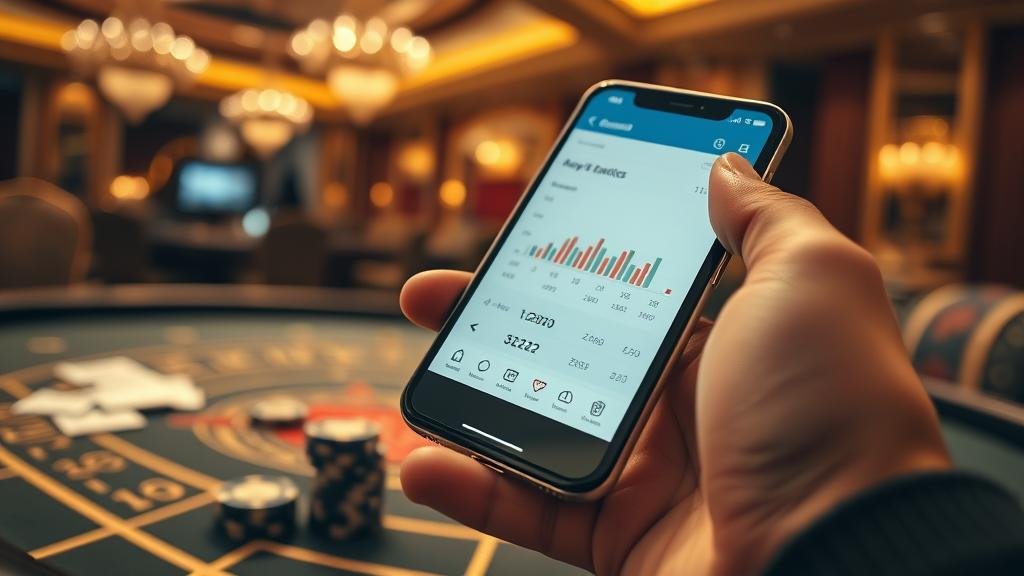 การวิเคราะห์สถิติบาคาร่าบนแท็บเล็ต