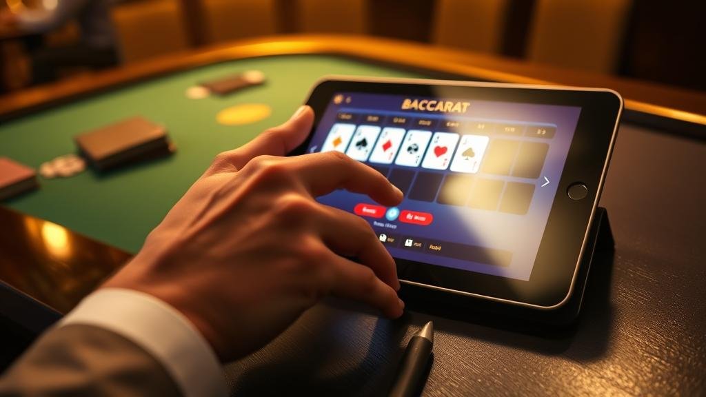 การเล่นบาคาร่าไลฟ์สดบนเดสก์ท็อปอย่างมีสติ