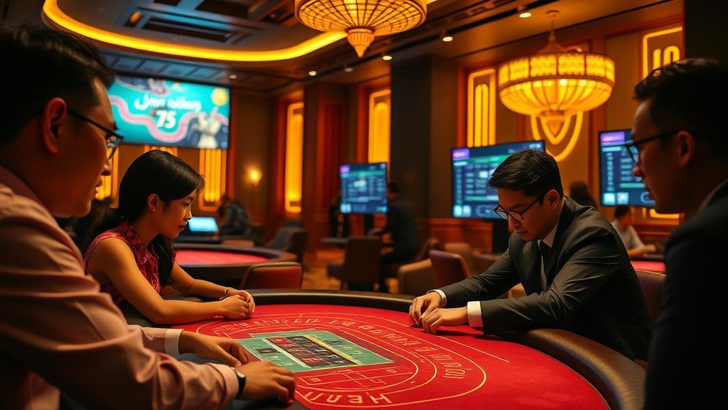 หน้าจอเกมบาคาร่าออนไลน์บนมือถือ