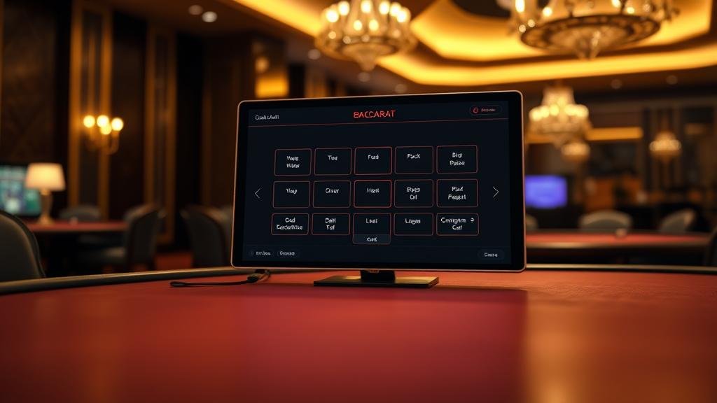 โลโก้และหน้าอินเทอร์เฟซค่ายบาคาร่าชั้นนำ