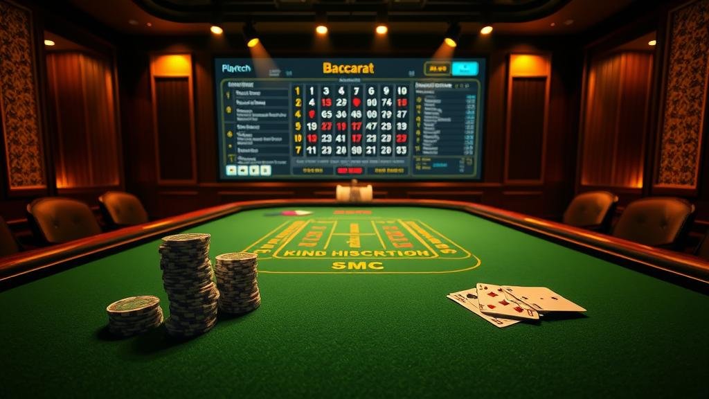 ภาพประกอบรูปแบบเค้าไพ่บาคาร่า: ปิงปอง, มังกร, เสมอ