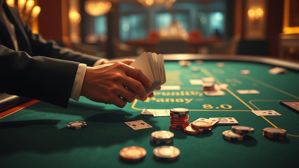 ภาพประกอบกราฟเงินเติบโตกับการเล่นบาคาร่า