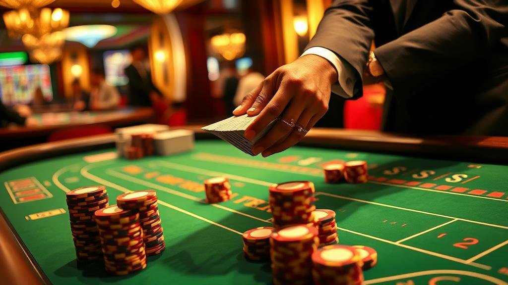 นักพนันมืออาชีพกำลังวิเคราะห์เกมบาคาร่า