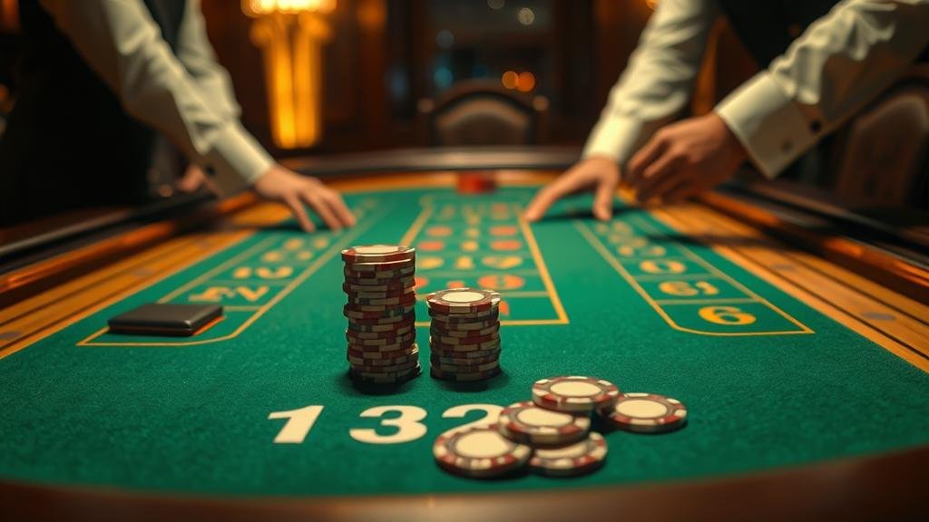 ตัวอย่างเค้าไพ่บาคาร่าบนหน้าจอ N2Live