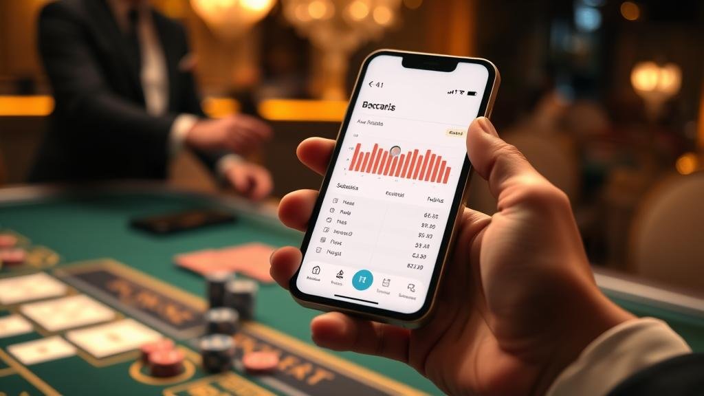 การบันทึกผลบาคาร่าด้วยมือถือ