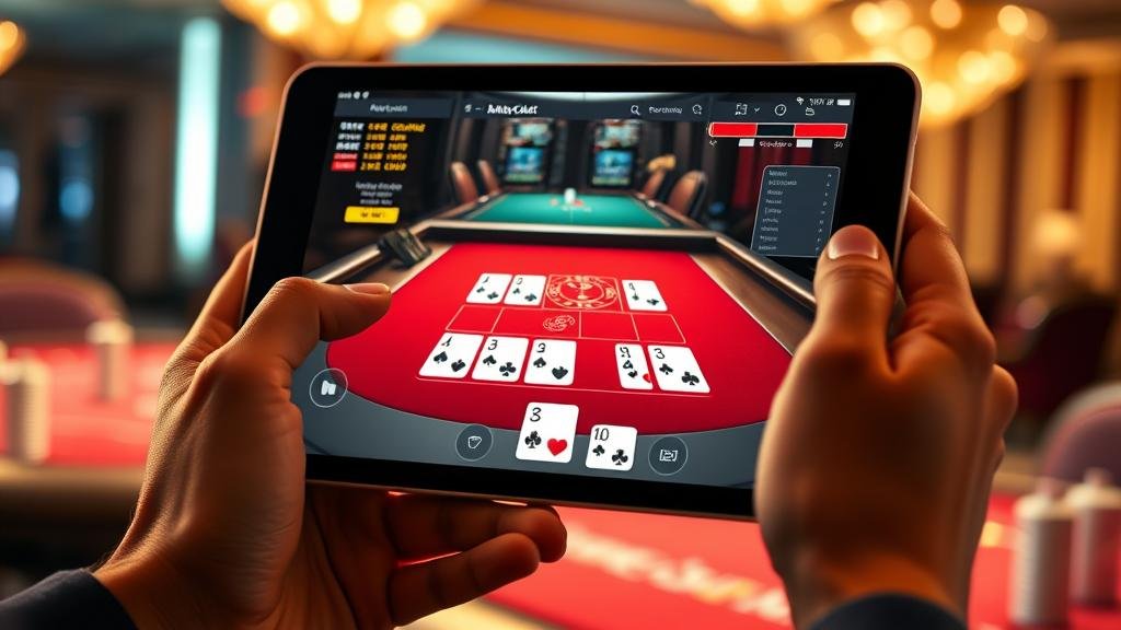 เทคนิคการบีบคาร์ดบาคาร่าบนแท็บเล็ต