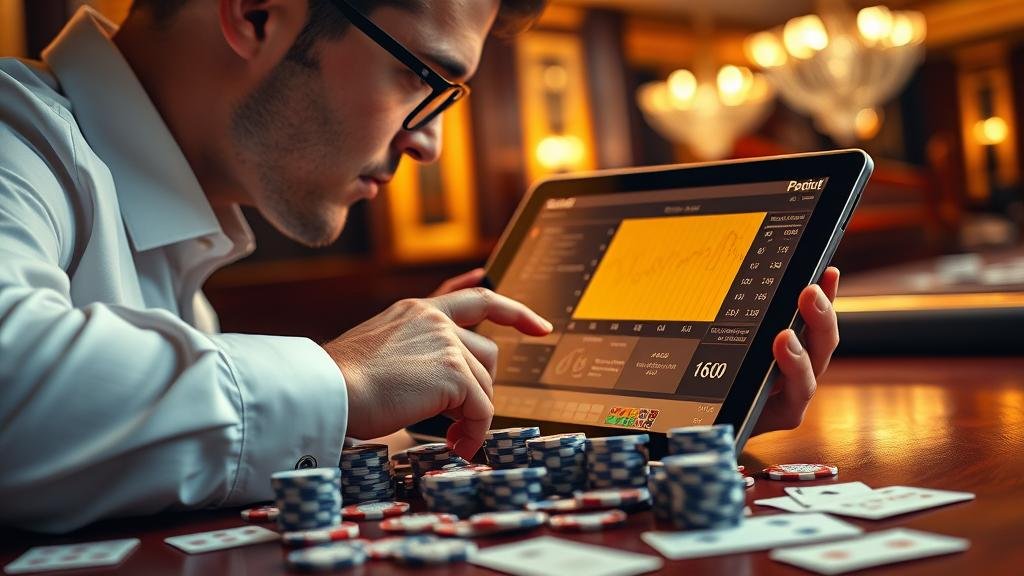 สถิติและข้อมูลย้อนหลังบาคาร่าบนแท็บเล็ต