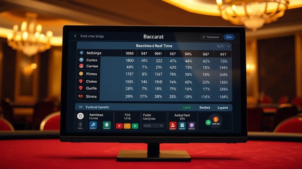 ตารางกลยุทธ์การเดิมพันบาคาร่า