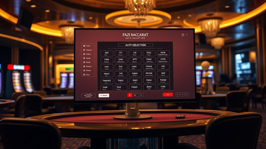 ตารางแสดงเค้าไพ่บาคาร่าแบบต่างๆ