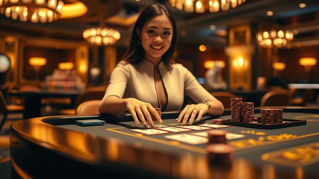บรรยากาศห้องบาคาร่าสดสุดเซ็กซี่จากค่าย Sexy Baccarat