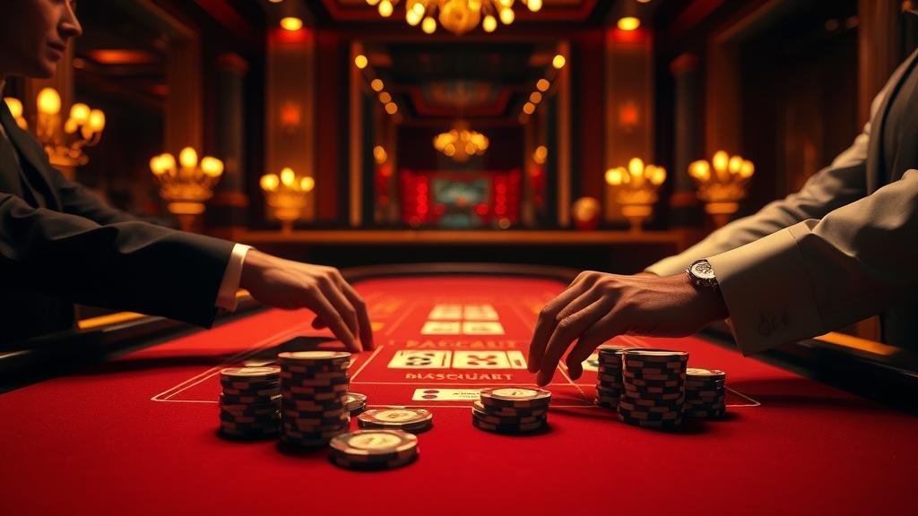 การเล่นบาคาร่าออนไลน์บนหน้าจอ