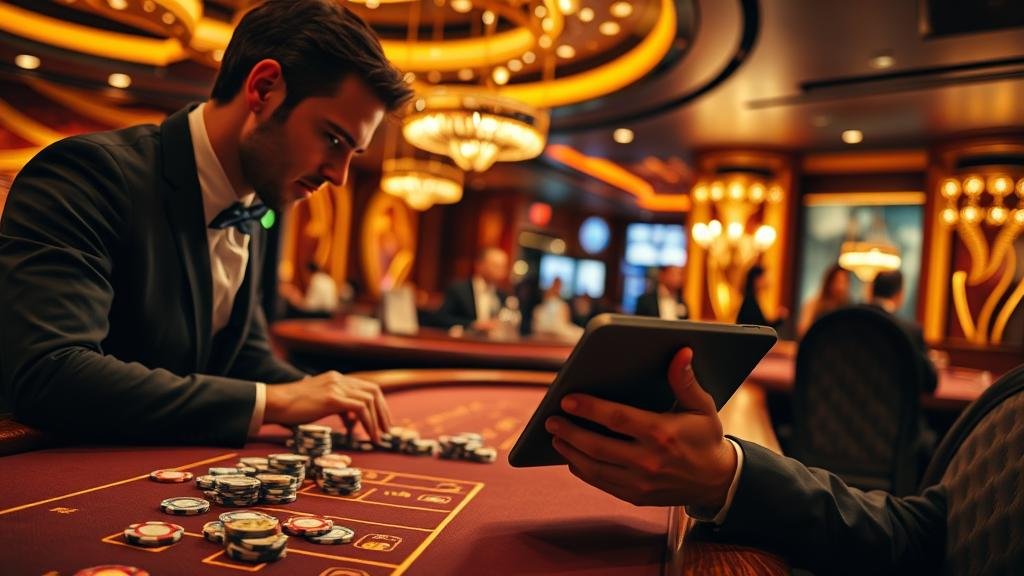 การจัดการงบประมาณบาคาร่าบนแท็บเล็ต